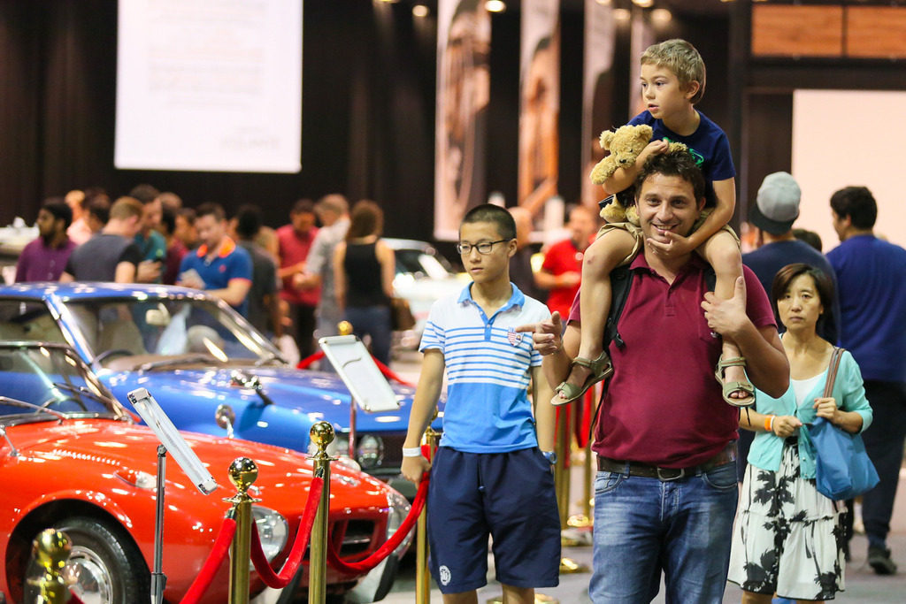 Dubai Motor show Family day out
